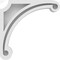 Ekena Millwork Arch Architectural Grade PVC Corbel, 1 7/8"W X 8"D X 8"H CORP01X08X08AH - alternate 2
